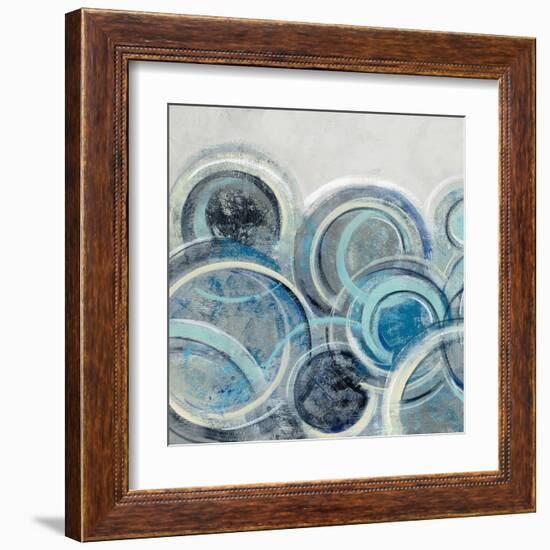 Variation Blue Grey II-Silvia Vassileva-Framed Art Print