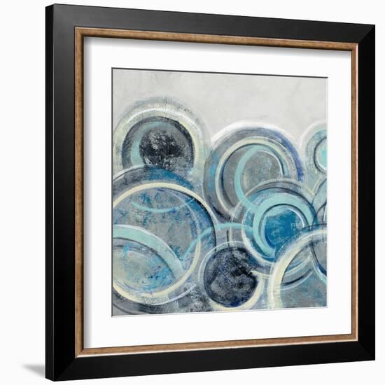 Variation Blue Grey II-Silvia Vassileva-Framed Art Print