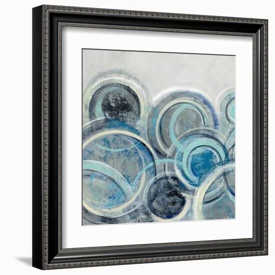 Variation Blue Grey II-Silvia Vassileva-Framed Art Print