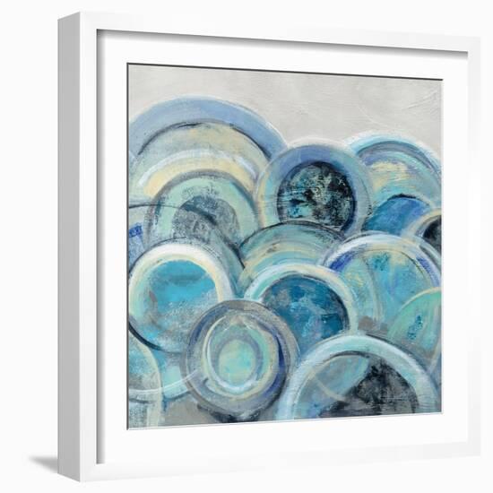 Variation Blue Grey III-Silvia Vassileva-Framed Art Print