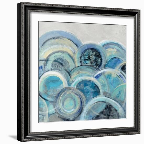Variation Blue Grey III-Silvia Vassileva-Framed Art Print