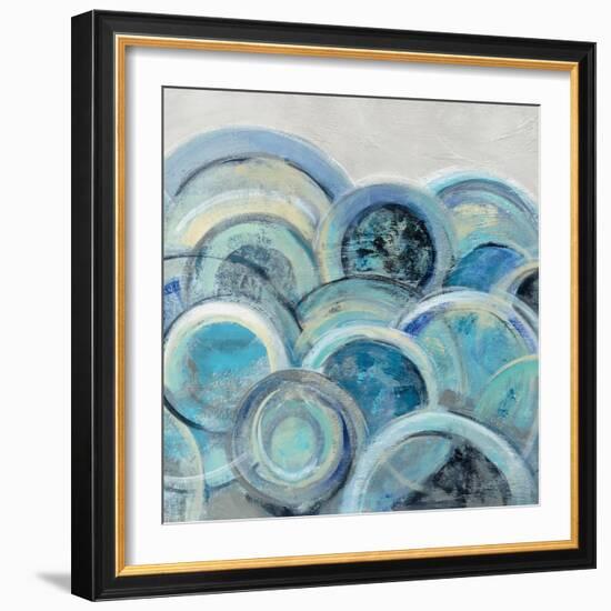 Variation Blue Grey III-Silvia Vassileva-Framed Art Print