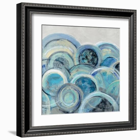 Variation Blue Grey III-Silvia Vassileva-Framed Art Print