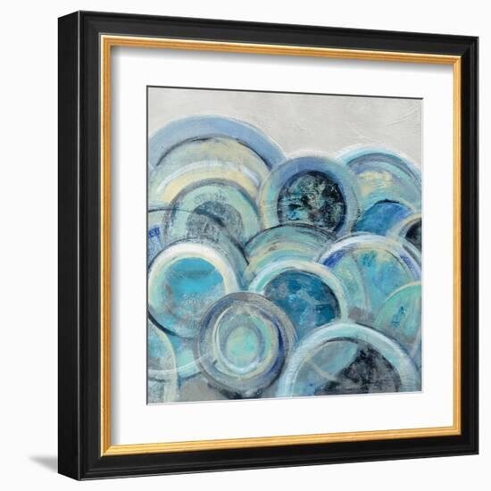 Variation Blue Grey III-Silvia Vassileva-Framed Art Print