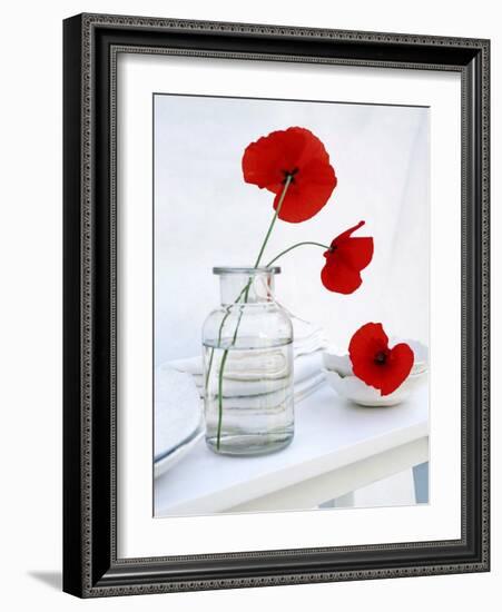 Variation in White-Amelie Vuillon-Framed Art Print