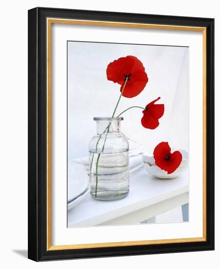 Variation in White-Amelie Vuillon-Framed Art Print