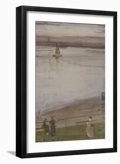 Variations en violet et vert-James Abbott McNeill Whistler-Framed Giclee Print