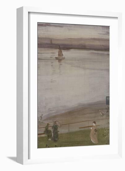 Variations en violet et vert-James Abbott McNeill Whistler-Framed Giclee Print