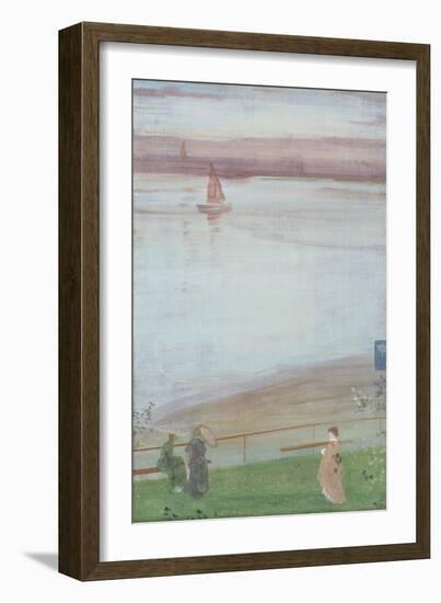 Variations in Violet and Green, 1871-James Abbott McNeill Whistler-Framed Giclee Print