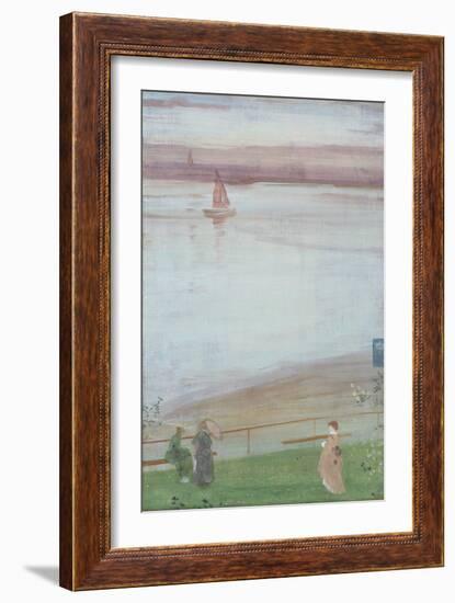 Variations in Violet and Green, 1871-James Abbott McNeill Whistler-Framed Giclee Print