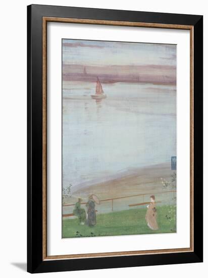 Variations in Violet and Green, 1871-James Abbott McNeill Whistler-Framed Giclee Print