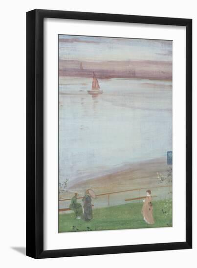 Variations in Violet and Green, 1871-James Abbott McNeill Whistler-Framed Giclee Print