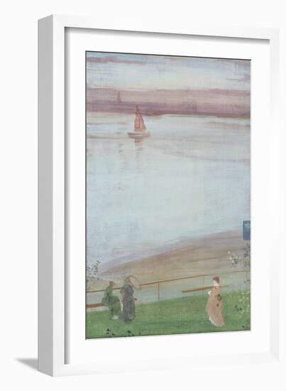 Variations in Violet and Green, 1871-James Abbott McNeill Whistler-Framed Giclee Print