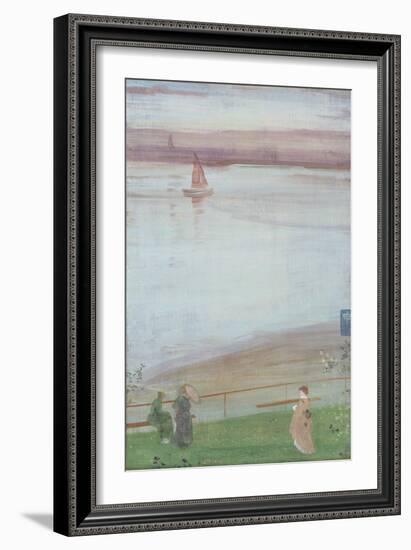 Variations in Violet and Green, 1871-James Abbott McNeill Whistler-Framed Giclee Print