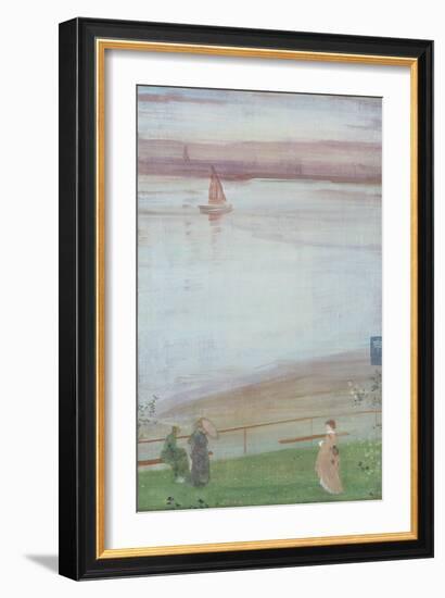 Variations in Violet and Green, 1871-James Abbott McNeill Whistler-Framed Giclee Print