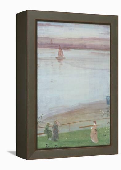 Variations in Violet and Green, 1871-James Abbott McNeill Whistler-Framed Premier Image Canvas