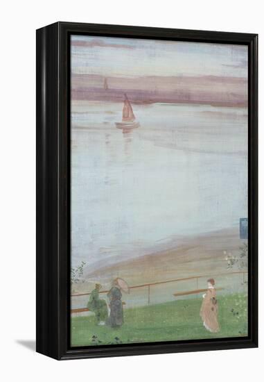 Variations in Violet and Green, 1871-James Abbott McNeill Whistler-Framed Premier Image Canvas