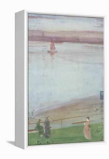 Variations in Violet and Green, 1871-James Abbott McNeill Whistler-Framed Premier Image Canvas