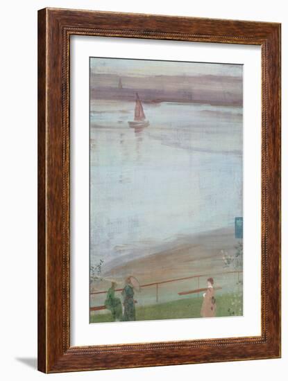 Variations in Violet and Green-James Abbott McNeill Whistler-Framed Art Print