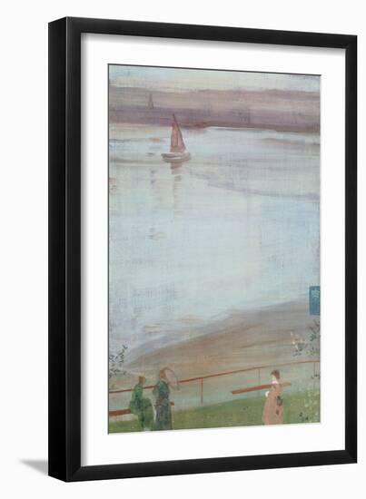 Variations in Violet and Green-James Abbott McNeill Whistler-Framed Art Print