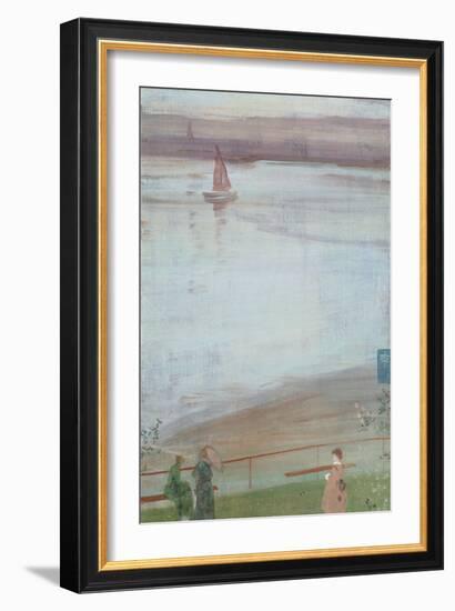 Variations in Violet and Green-James Abbott McNeill Whistler-Framed Art Print