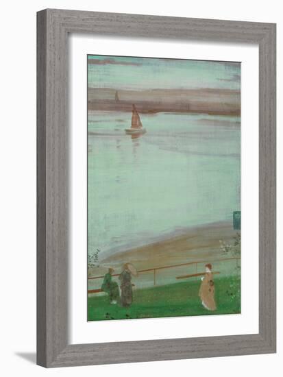 Variations in Violet and Green-James Abbott McNeill Whistler-Framed Giclee Print