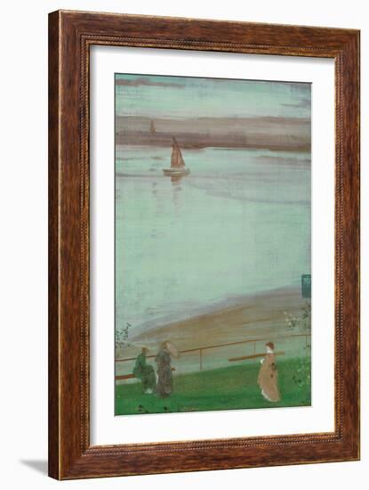 Variations in Violet and Green-James Abbott McNeill Whistler-Framed Giclee Print