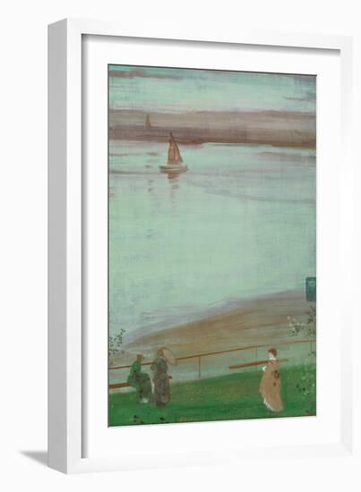 Variations in Violet and Green-James Abbott McNeill Whistler-Framed Giclee Print