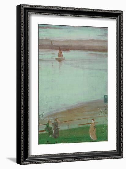 Variations in Violet and Green-James Abbott McNeill Whistler-Framed Giclee Print