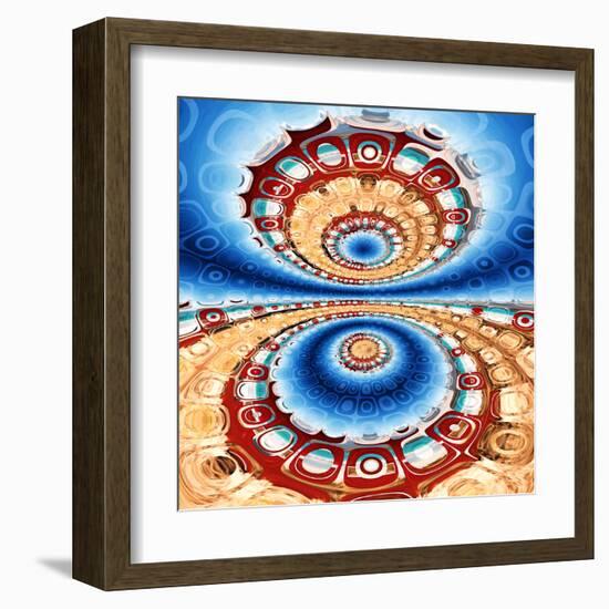 Variations on a Circle 33-Philippe Sainte-Laudy-Framed Premium Photographic Print