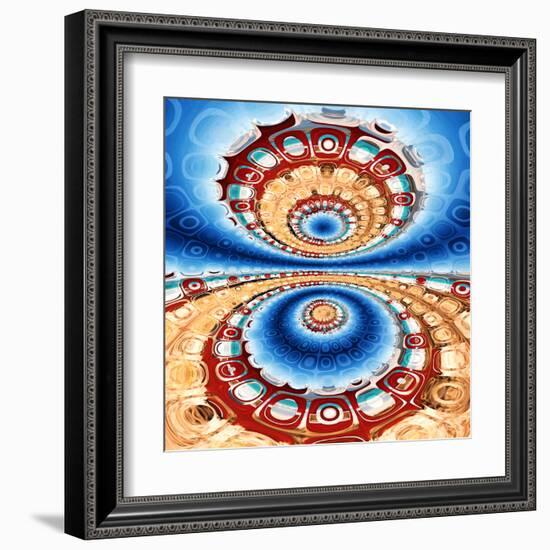 Variations on a Circle 33-Philippe Sainte-Laudy-Framed Premium Photographic Print