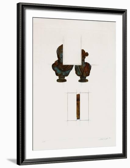 Variations sur la sculpture antique II-Sacha Sosno-Framed Limited Edition