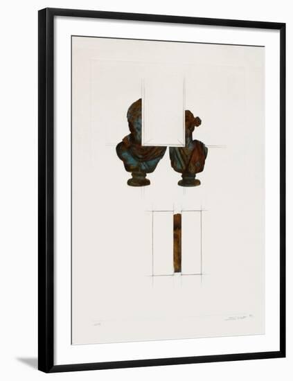 Variations sur la sculpture antique II-Sacha Sosno-Framed Limited Edition