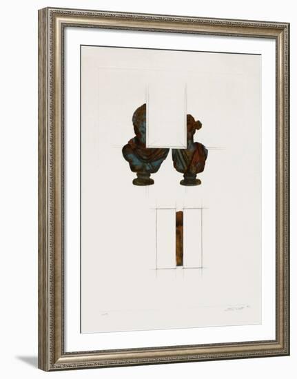 Variations sur la sculpture antique II-Sacha Sosno-Framed Limited Edition