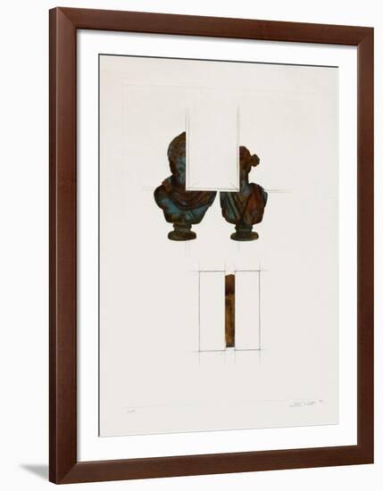 Variations sur la sculpture antique II-Sacha Sosno-Framed Limited Edition