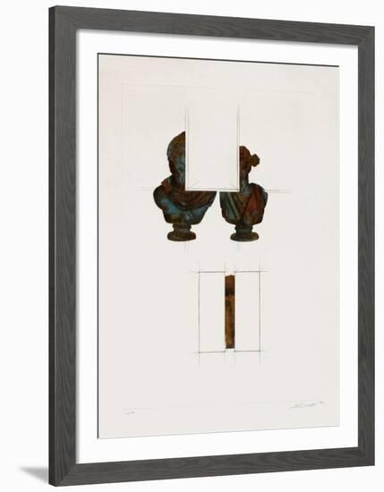 Variations sur la sculpture antique II-Sacha Sosno-Framed Limited Edition