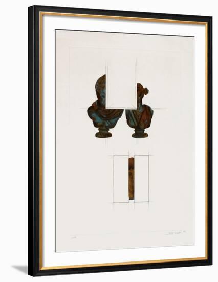 Variations sur la sculpture antique II-Sacha Sosno-Framed Limited Edition