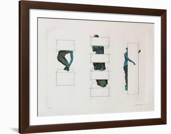 Variations sur la sculpture antique III-Sacha Sosno-Framed Limited Edition