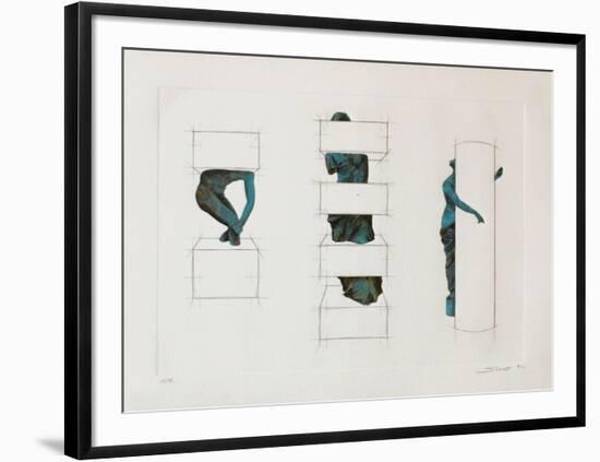 Variations sur la sculpture antique III-Sacha Sosno-Framed Limited Edition