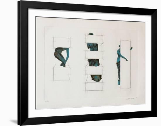 Variations sur la sculpture antique III-Sacha Sosno-Framed Limited Edition