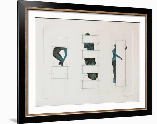 Variations sur la sculpture antique III-Sacha Sosno-Framed Limited Edition