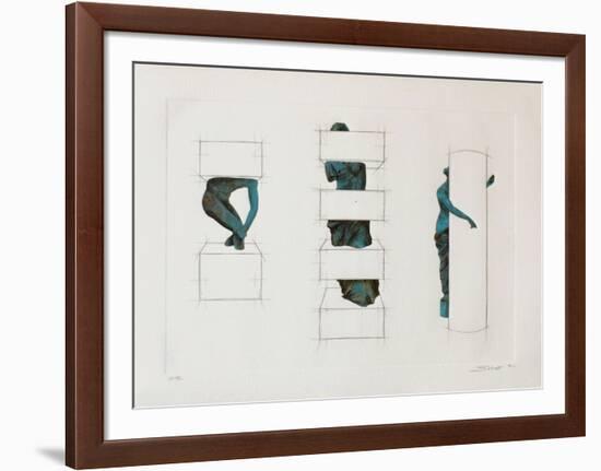 Variations sur la sculpture antique III-Sacha Sosno-Framed Limited Edition