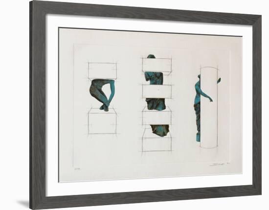 Variations sur la sculpture antique III-Sacha Sosno-Framed Limited Edition