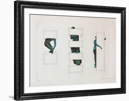 Variations sur la sculpture antique III-Sacha Sosno-Framed Limited Edition