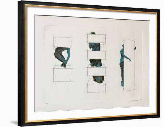 Variations sur la sculpture antique III-Sacha Sosno-Framed Limited Edition