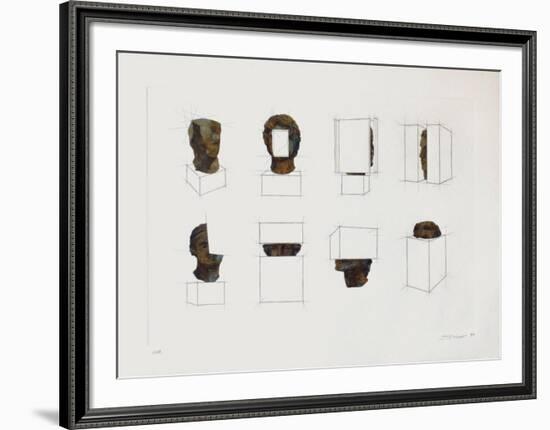 Variations sur la sculpture antique IV-Sacha Sosno-Framed Limited Edition