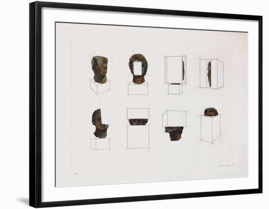 Variations sur la sculpture antique IV-Sacha Sosno-Framed Limited Edition