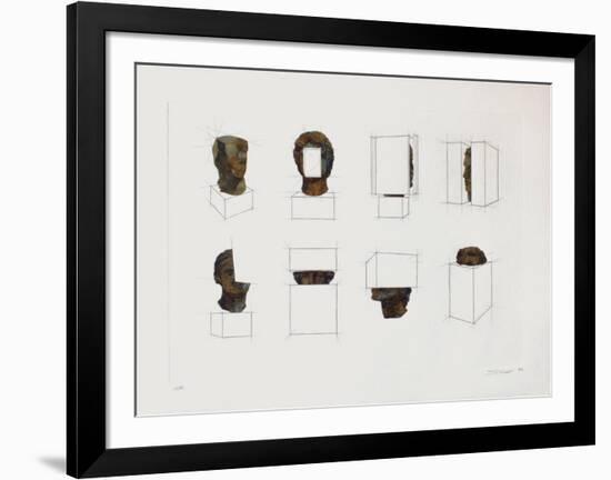 Variations sur la sculpture antique IV-Sacha Sosno-Framed Limited Edition