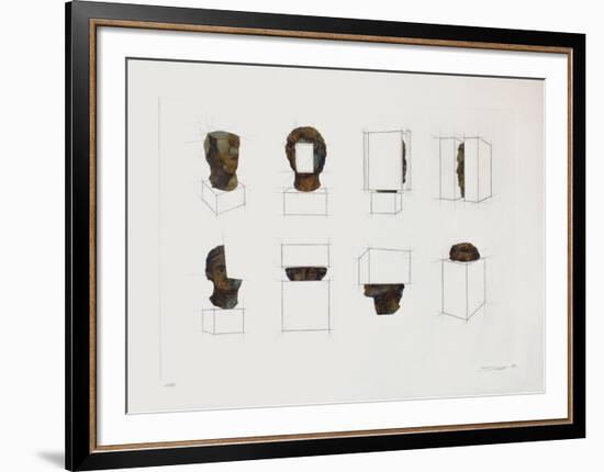 Variations sur la sculpture antique IV-Sacha Sosno-Framed Limited Edition