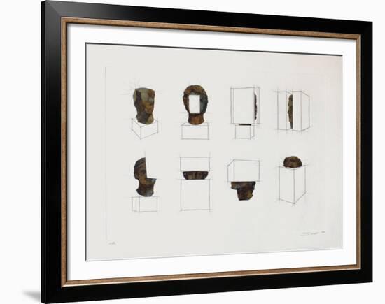 Variations sur la sculpture antique IV-Sacha Sosno-Framed Limited Edition